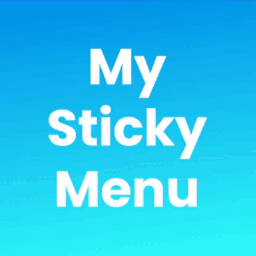 My Sticky Bar Floating Notification Bar & Sticky Header (formerly myStickymenu)